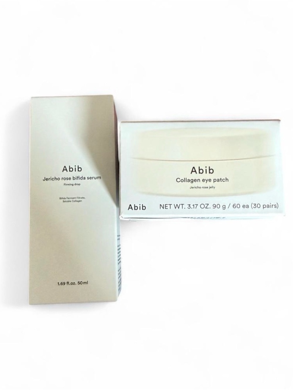 Abib Collagen Eye Patch & Jericho Rose Bifida Serum -